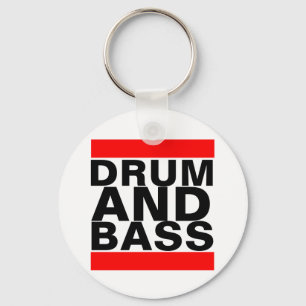 Drum and Bass Key Ring