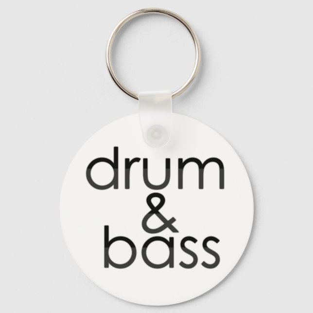 Drum and Bass Key Ring (Front)