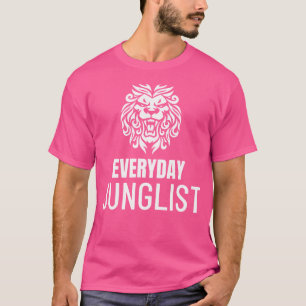 Drum And Bass Lion Jungle 174 Bpm Dnb Music T-Shirt