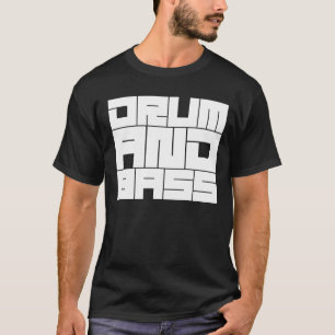 Drum and Bass logo design T-Shirt