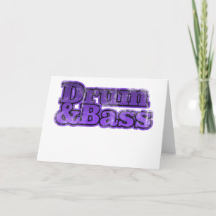 Drum and Bass Purple Card