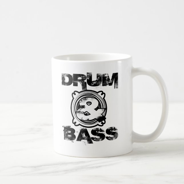 Drum and Bass Subwoofer Coffee Mug (Right)
