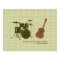drum and "violão" for walls