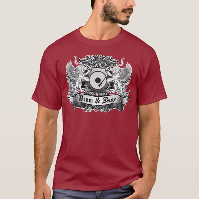 Drum & Bass Crest T-Shirt (Front)