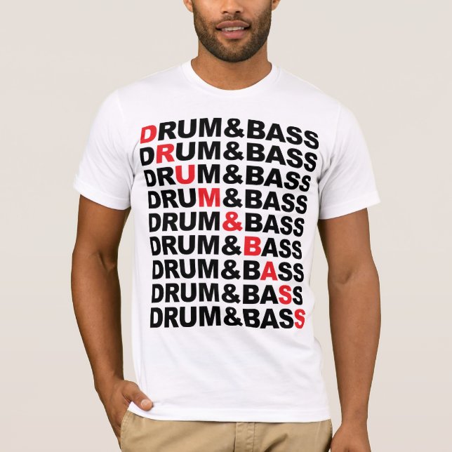 Drum & Bass Square T-Shirt (Front)