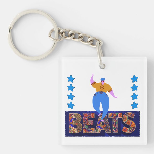 drum beats key ring (Front)