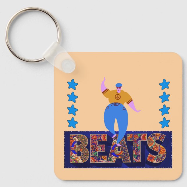 drum beats key ring (Front)