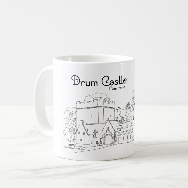 Drum Castle, Aberdeenshire, Scotland  Coffee Mug (Front Left)