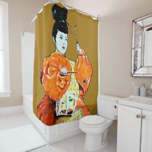 Drum Ceremony Shower Curtain