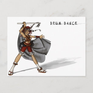 Drum Dance Postcard