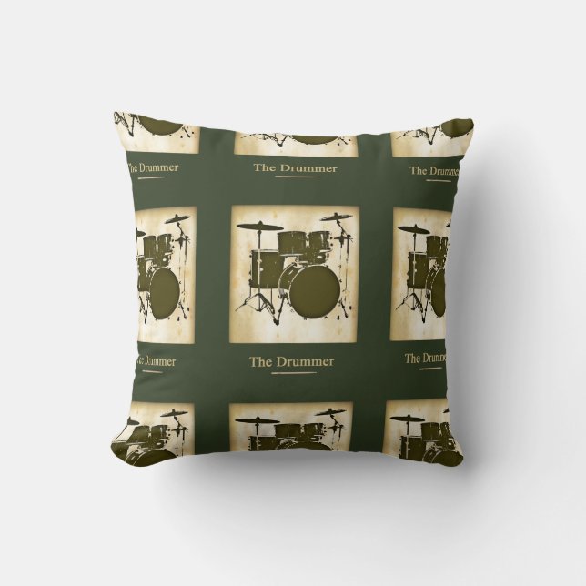 drum / drums decor idea cushion (Front)