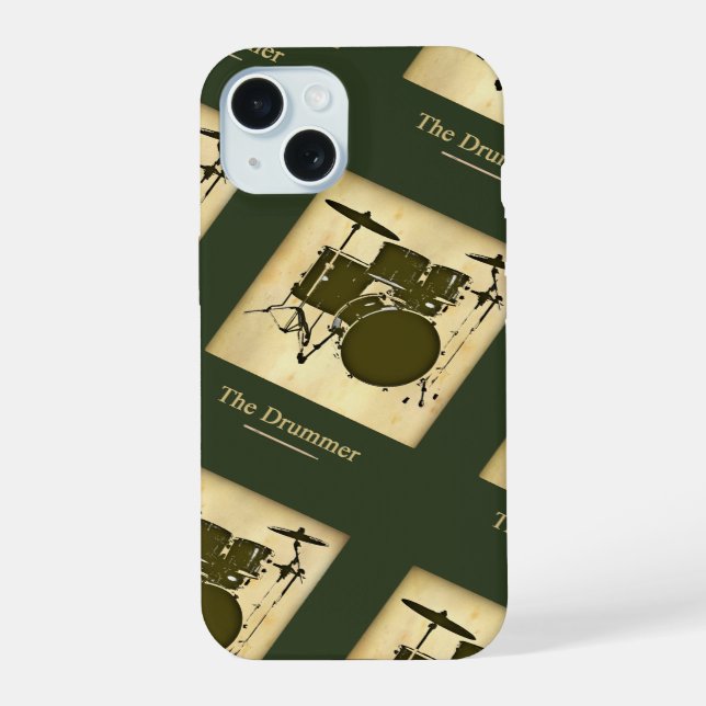 Drum / Drums iPhone 15 Case (Back)