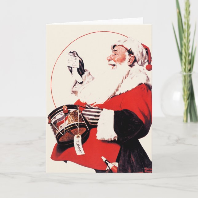 Drum for Tommy Holiday Card (Front)