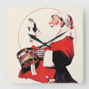 Drum for Tommy Square Wall Clock