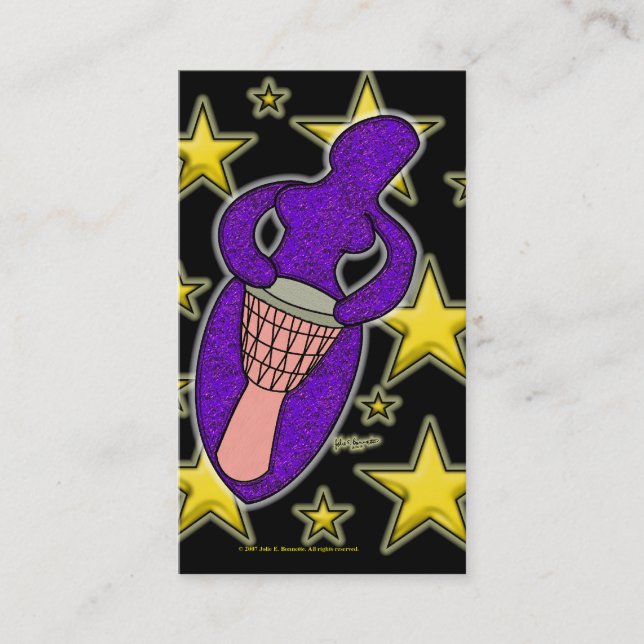 Drum Goddess Business Card (Front)