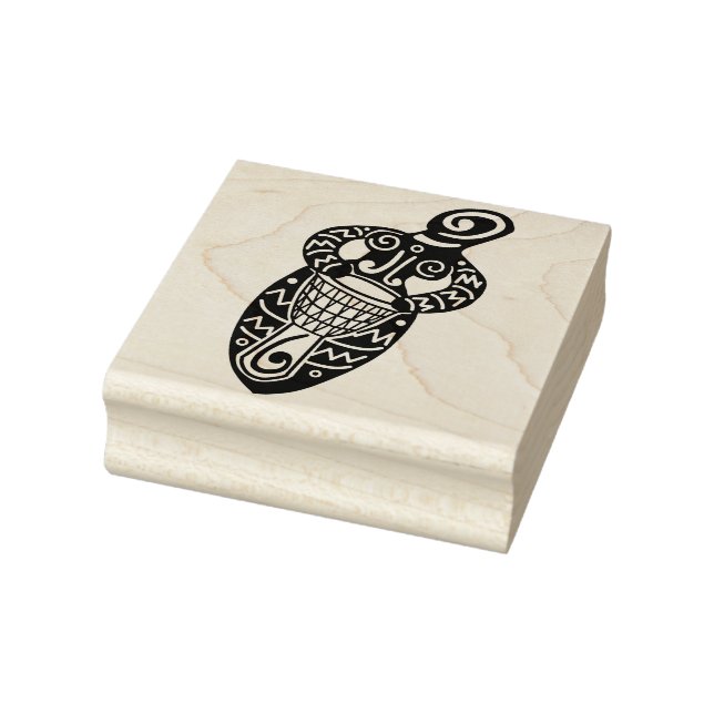 Drum Goddess v.2 Rubber Stamp (Stamp)