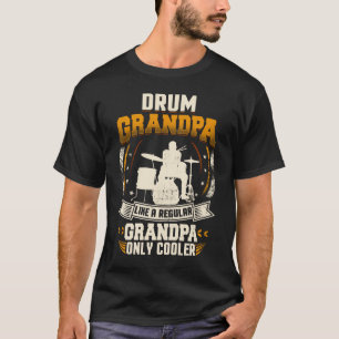 Drum Grandpa Regular Grandpa Only Cooler T-Shirt