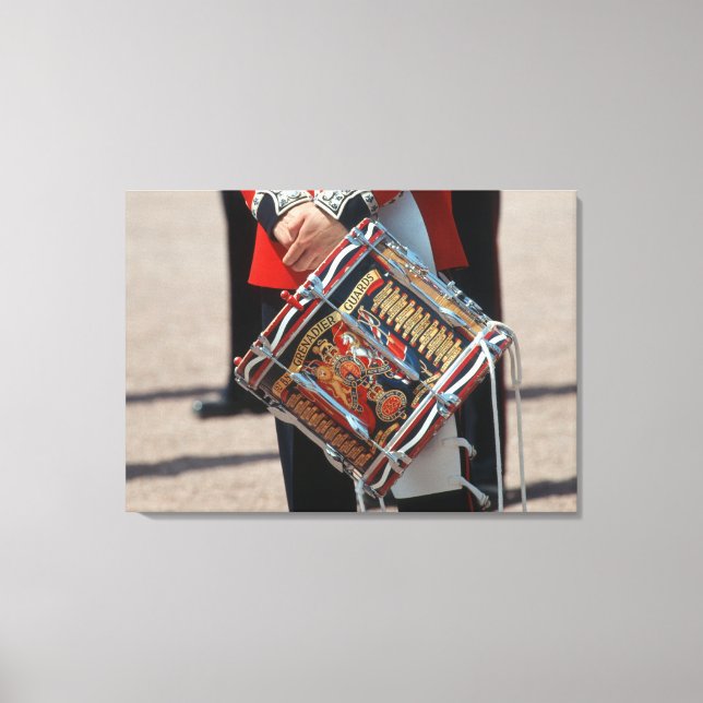 Drum Grenadier Guards - London Canvas Print (Front)