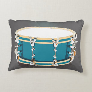 Drum - Grey Accent Pillow