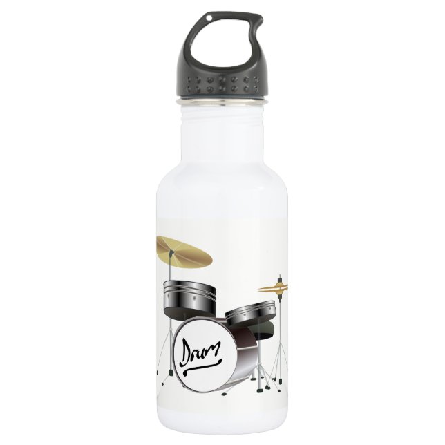 Drum Kit 532 Ml Water Bottle (Front)