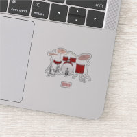 Drum kit cartoon illustration