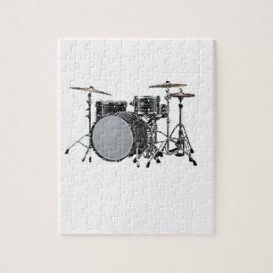 "Drum kit" design gifts and products Jigsaw Puzzle