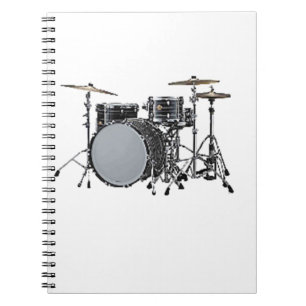 "Drum kit" design gifts and products Notebook