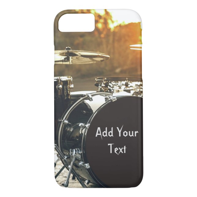 Drum Kit Drummer Rock  Personalise Customise Case-Mate iPhone Case (Back)
