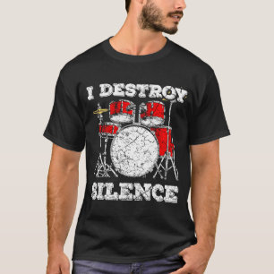 Drum kit for a Drumming T-Shirt