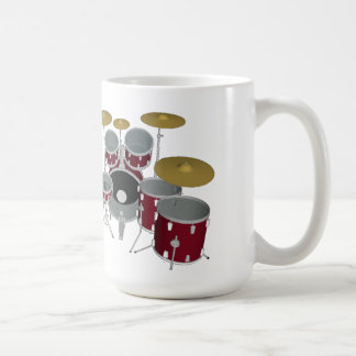 Drum Kit (red) - Double Kick - Coffee Mug