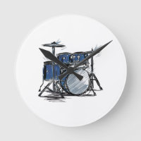 Drum Kit Sketch Music