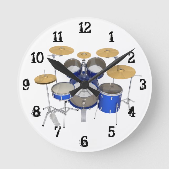 Drum Kit: Wall Clock (Front)