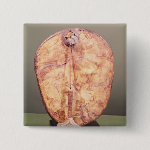 Drum, Lapland 15 Cm Square Badge
