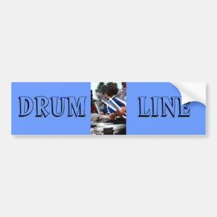 Drum Line Bumper Sticker