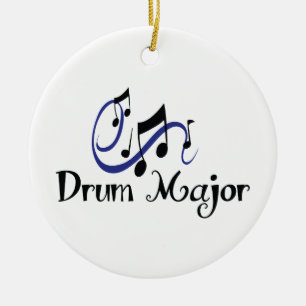 DRUM MAJOR CERAMIC TREE DECORATION