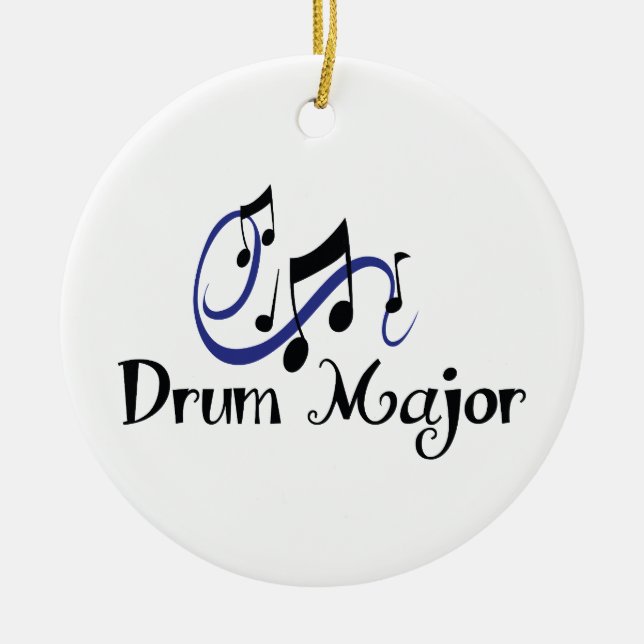 DRUM MAJOR CERAMIC TREE DECORATION (Front)