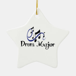 DRUM MAJOR CERAMIC TREE DECORATION