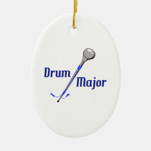 DRUM MAJOR CERAMIC TREE DECORATION