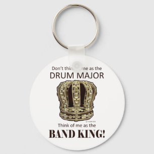 Drum Major King Key Ring