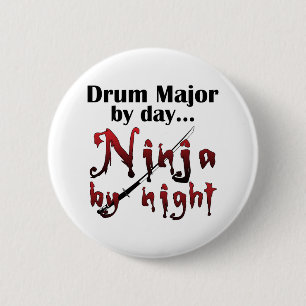 Drum Major Ninja 6 Cm Round Badge