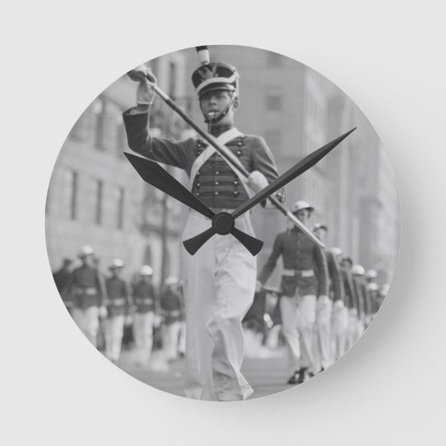 Drum Major Round Clock (Front)