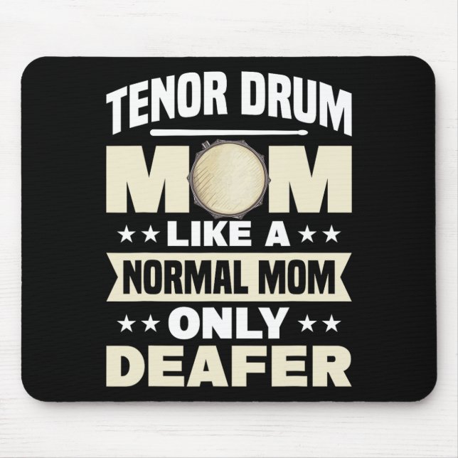 Drum Mum Marching Band Mothers Day Drummer  Mouse Mat (Front)