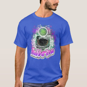 Drum N Bass Astronaut Frenchcore Gabber Devil Goa  T-Shirt