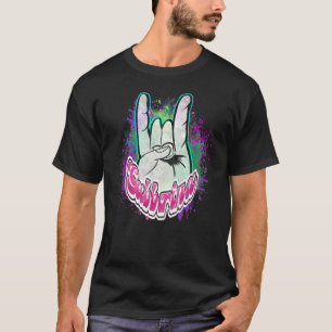 Drum N Bass Hardstyle Frenchcore Retro Hippie Spir T-Shirt