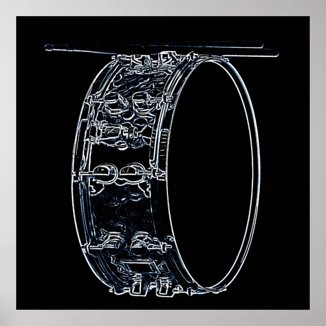 Drum or Drummer Poster (Front)