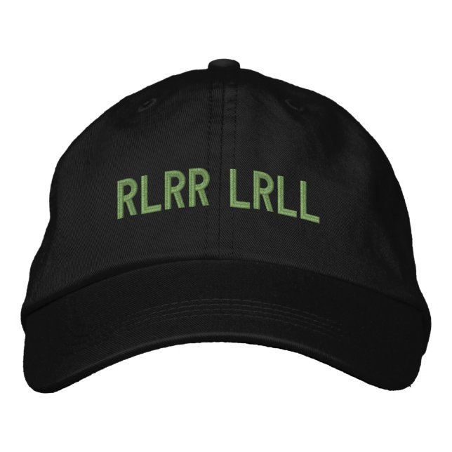 Drum Paradiddle RLRR LRLL Drumming Hat for Drummer (Front)