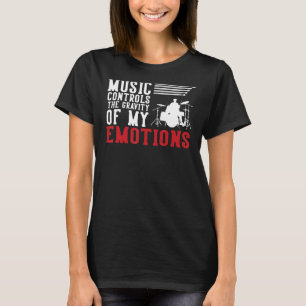 Drum Player Percussion Rock Roll Drummer Art T-Shirt