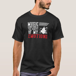 Drum Player Percussion Rock Roll Drummer T-Shirt