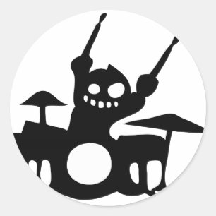 drum.png classic round sticker