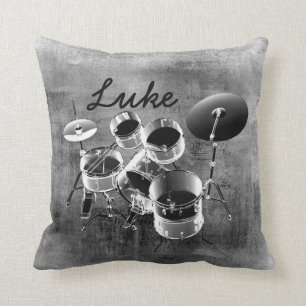 Drum Set/Artsy Personalised Pillow